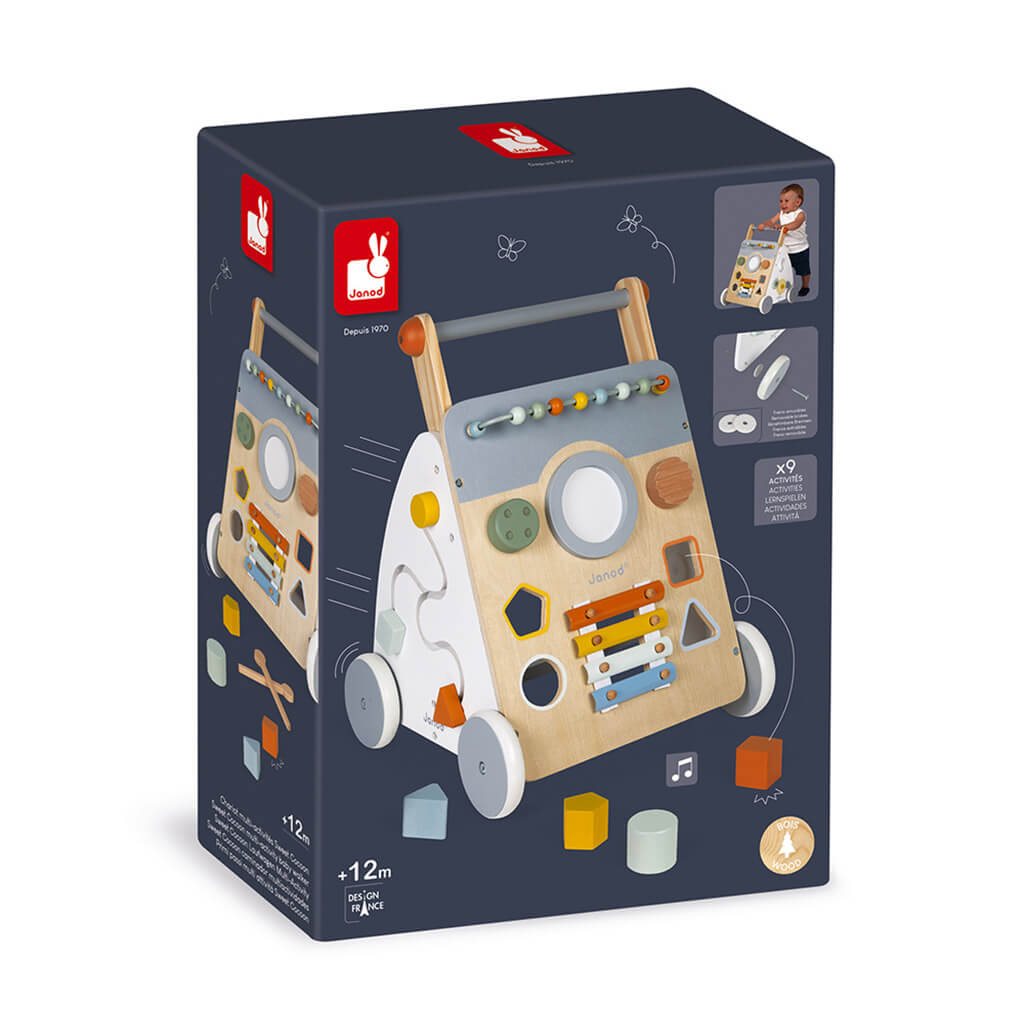 Baby Walker Pousseur Vertbaudet Janod Multi-Activity Baby Walker