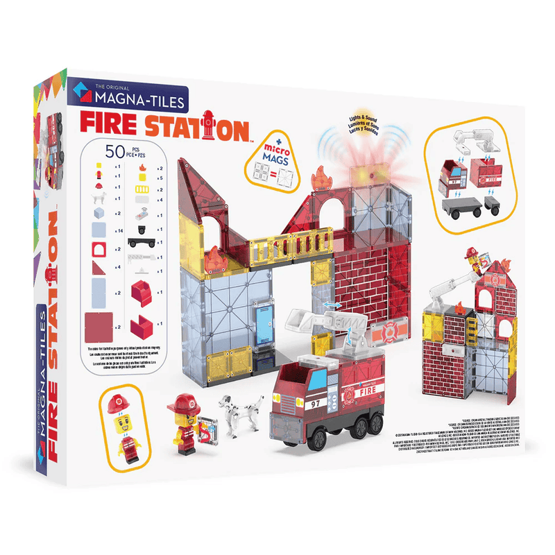 Magna Tiles -  Fire Station 50 Piece Set
