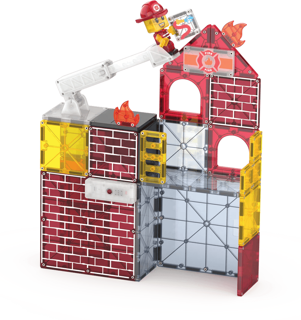 Magna Tiles -  Fire Station 50 Piece Set