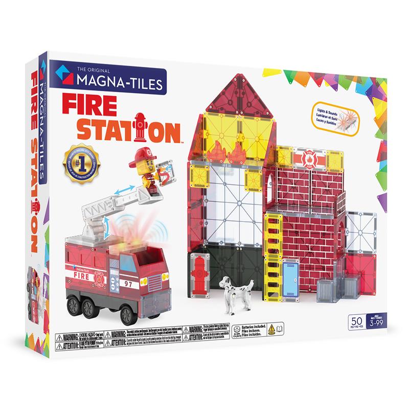 Magna Tiles -  Fire Station 50 Piece Set