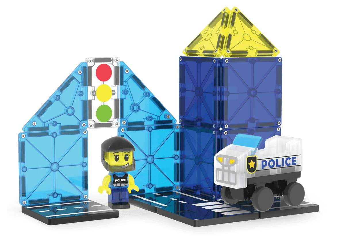 Magna Tiles - Police Patrol 20 Piece Set
