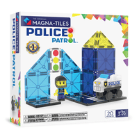 Magna Tiles - Police Patrol 20 Piece Set