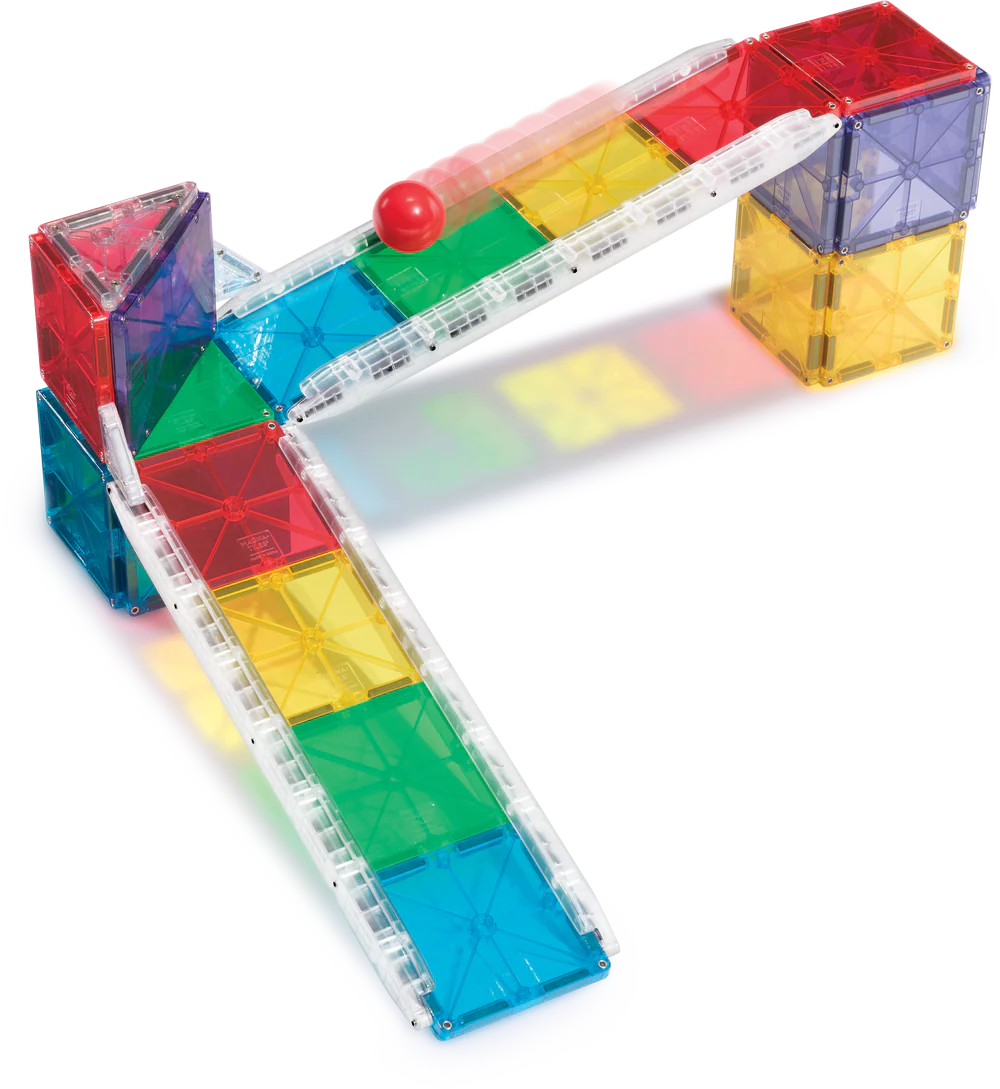 MAGNA-TILES Rail Racers 33-Piece Set