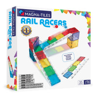 MAGNA-TILES Rail Racers 33-Piece Set
