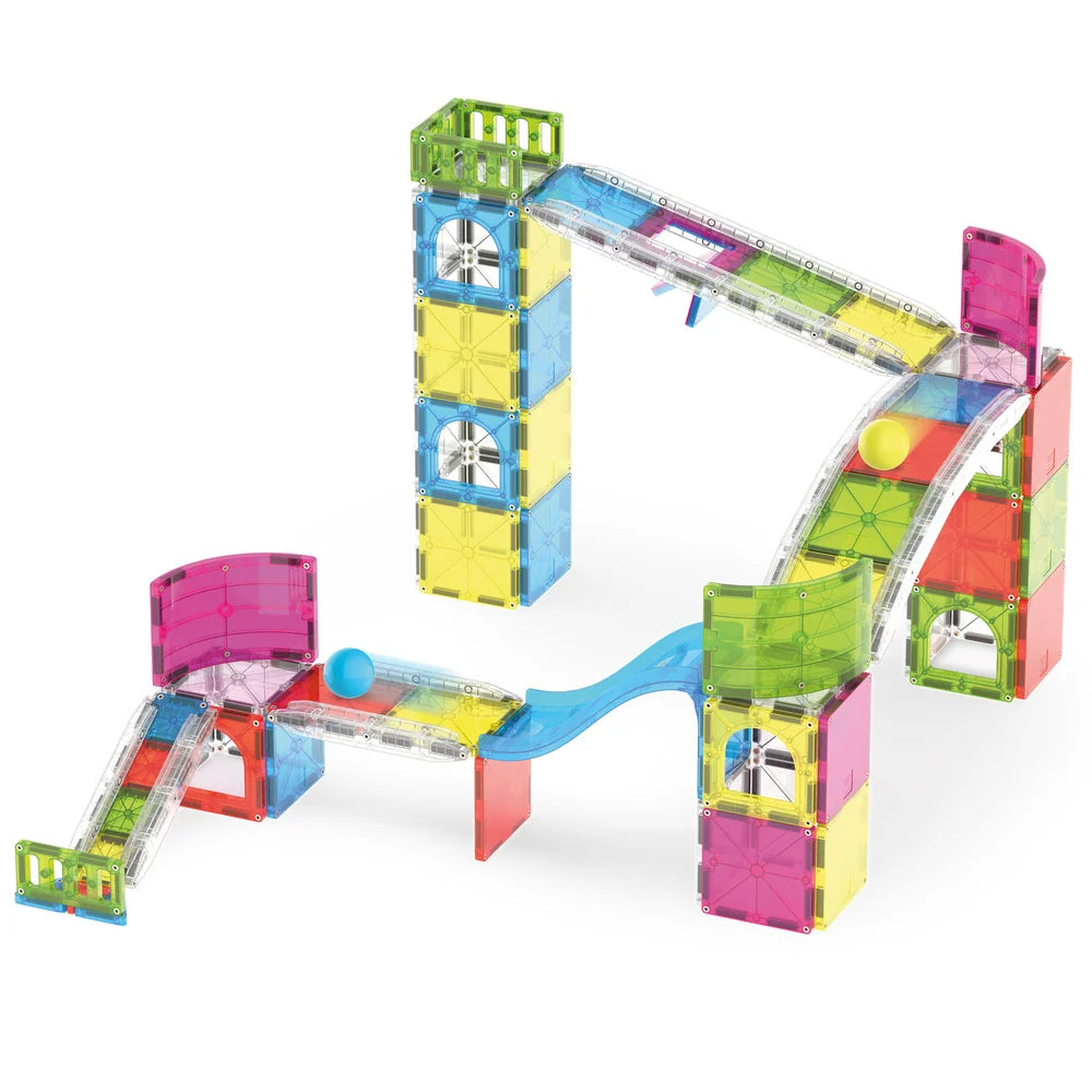 MAGNA-TILES Rail Racers MAX - 80 Piece Set