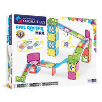 MAGNA-TILES Rail Racers MAX - 80 Piece Set