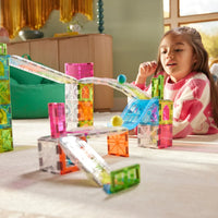 MAGNA-TILES Rail Racers MAX - 80 Piece Set