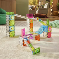 MAGNA-TILES Rail Racers MAX - 80 Piece Set
