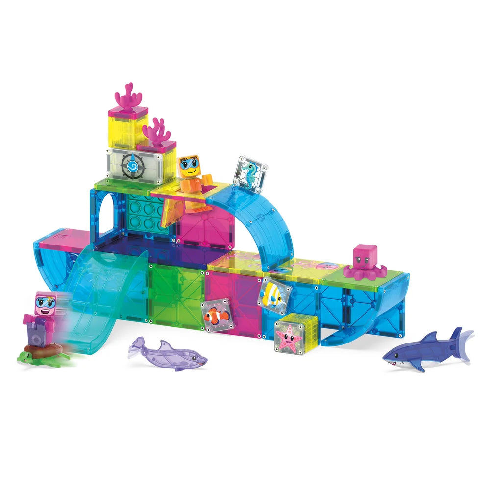 MAGNA-TILES Undersea Adventure  58-Piece Set
