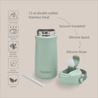 noüka Stainless Steel Drinking Bottle 12 Oz