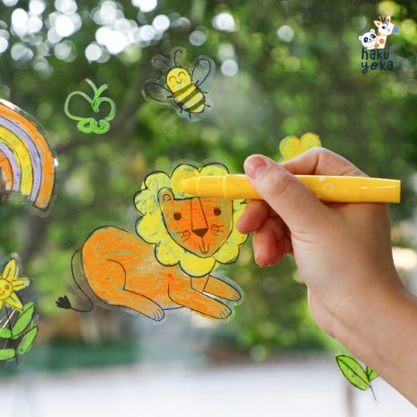 Haku Yoka Play N' Colour Window Art Set