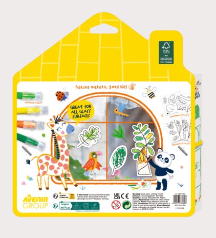 Haku Yoka Play N' Colour Window Art Set