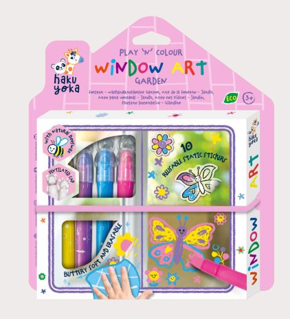 Haku Yoka Play N' Colour Window Art Set