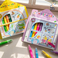 Haku Yoka Play N' Colour Window Art Set