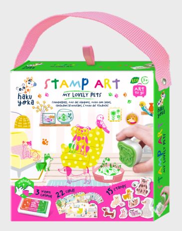 Haku Yoka Art to Go: Stamp Art – My Lovely Pets