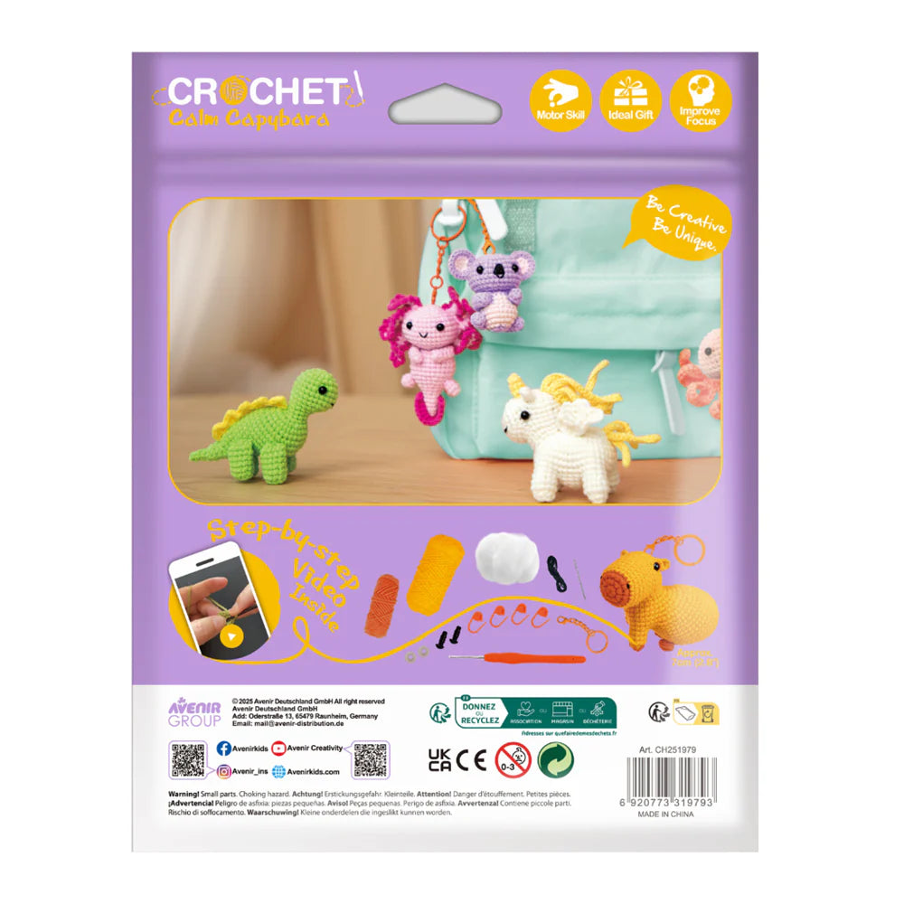 Avenir - Crochet Keychain and Pack Pal