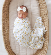 Lulujo Cotton Muslin Swaddles Blanket