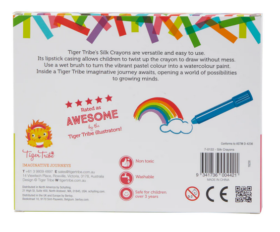 Tiger Tribe - Silk Crayons