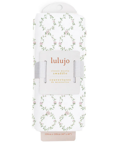 Lulujo Cotton Muslin Swaddles Blanket