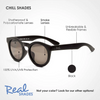 Real Shades Sunglasses/Chill - Black