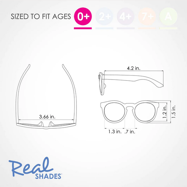 Real Shades Sunglasses/Chill - Black