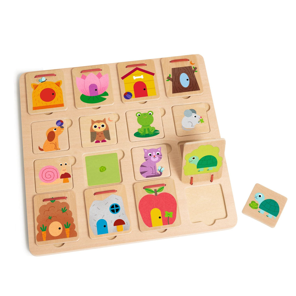 Cabanimo Hide-and-Seek Wooden Matching Game