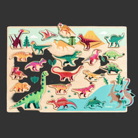 Djeco Wooden 22 Piece Puzzle Board