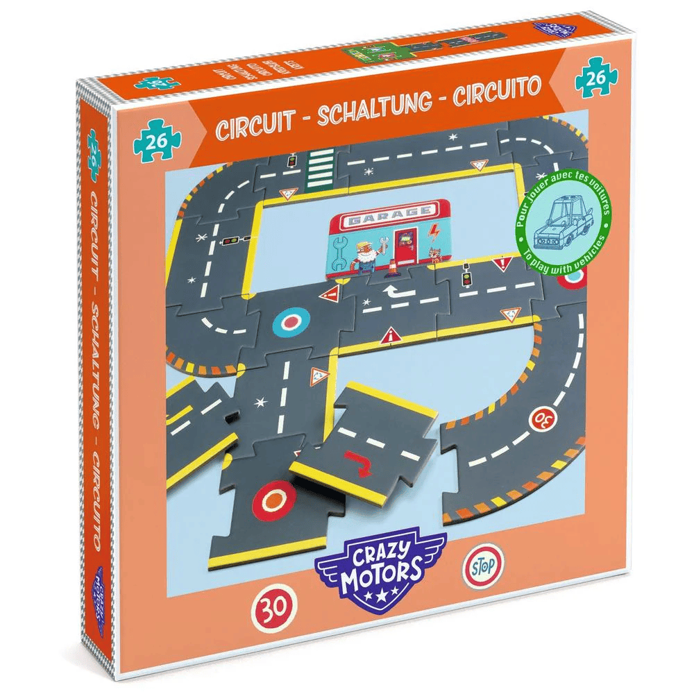 Crazy Motors Giant Circuit Puzzle/26 pcs