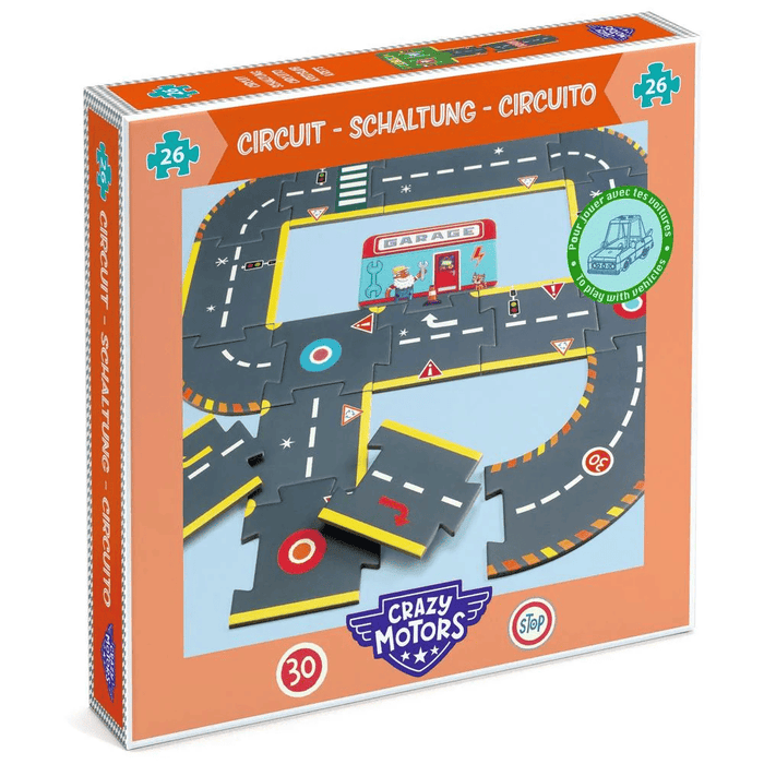 Crazy Motors Giant Circuit Puzzle/26 pcs
