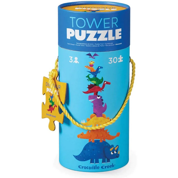 Crocodile Creek Dinosaur Tower Puzzle / 30pcs