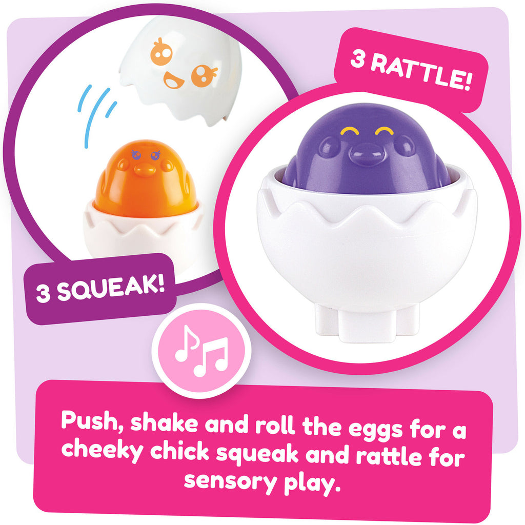 Tomy Hide & Squeak Eggs