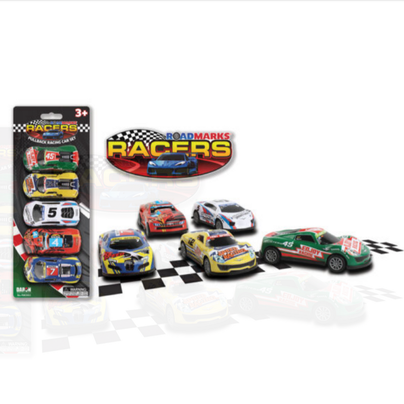 Daron Pull Back Racing Cars 5 Pack