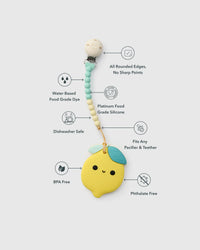 Loulou Lollipop Teether Set with Clip