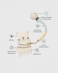 Loulou Lollipop Teether Set with Clip