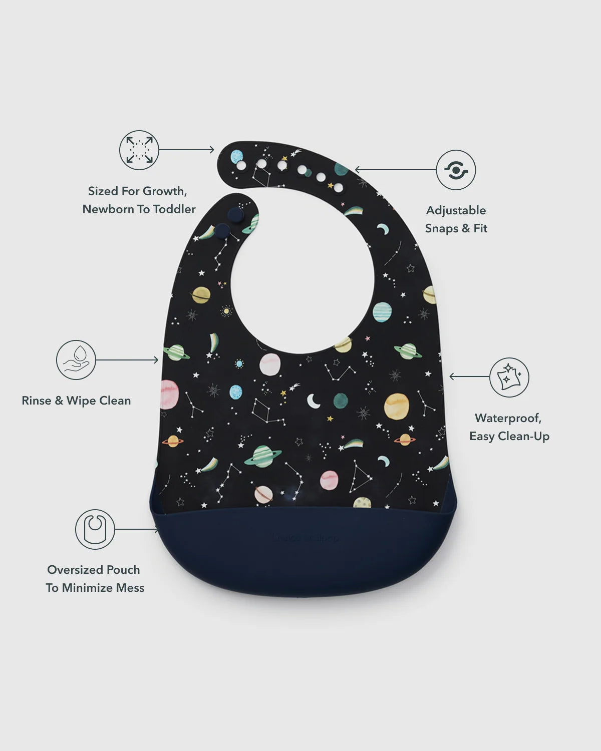 LouLou Lollipop Silicon Bibs