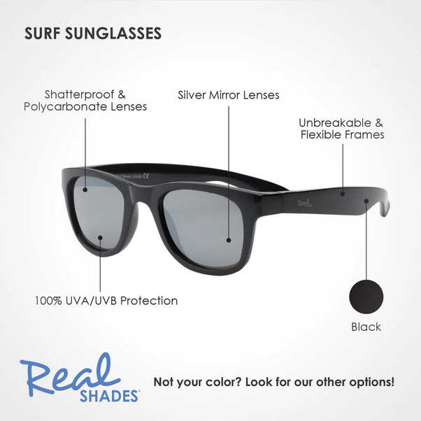 Real Shades Sunglasses /Surf - Black