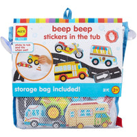 Alex Toys Bath Beep Beep Stickers in The Tub