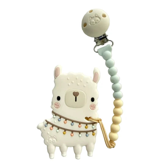Loulou Lollipop Teether Set with Clip