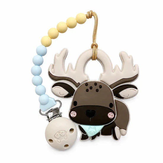 Loulou Lollipop Teether Set with Clip
