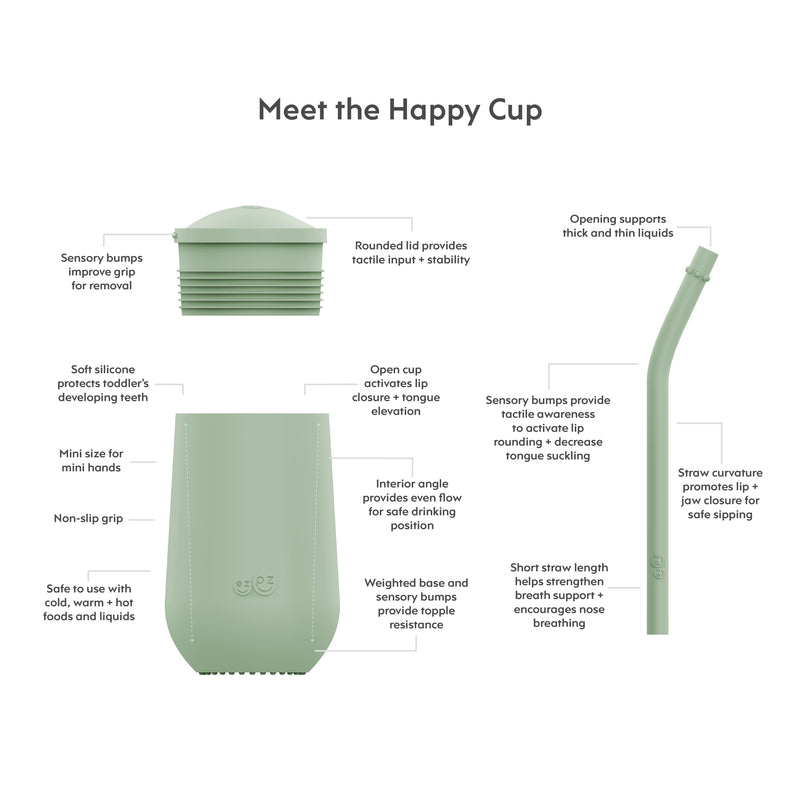 ezpz Happy Cup + Straw