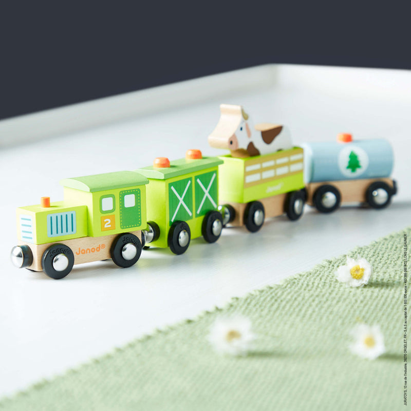 Janod Farm and Firefighter Story Trains