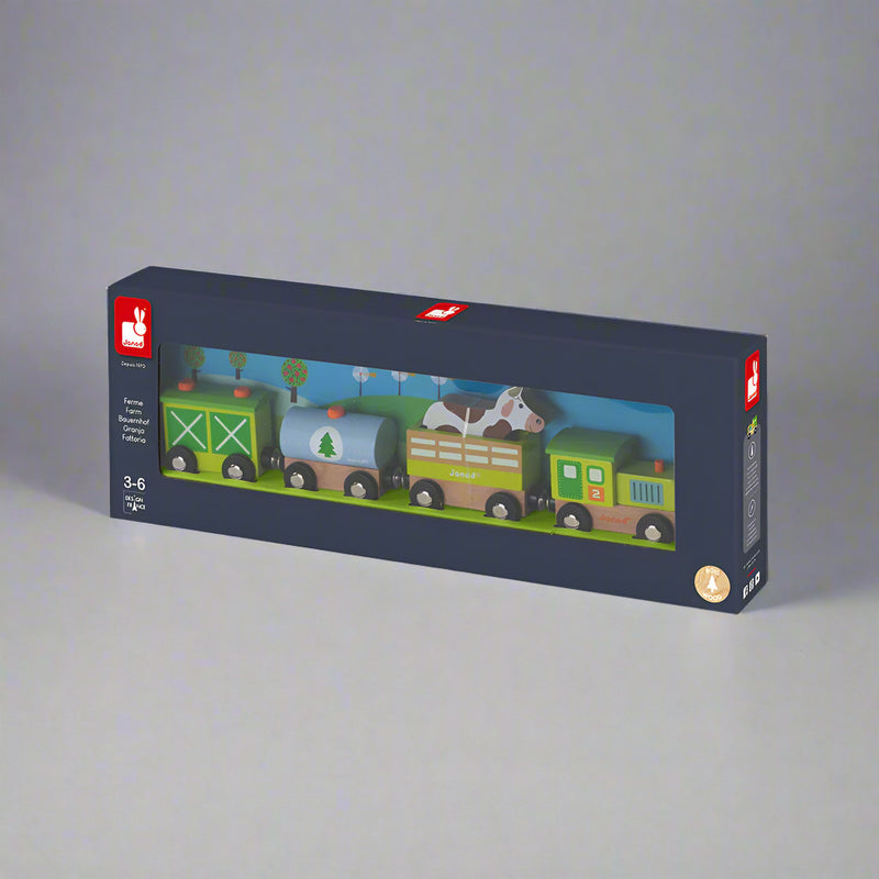 Janod Farm and Firefighter Story Trains