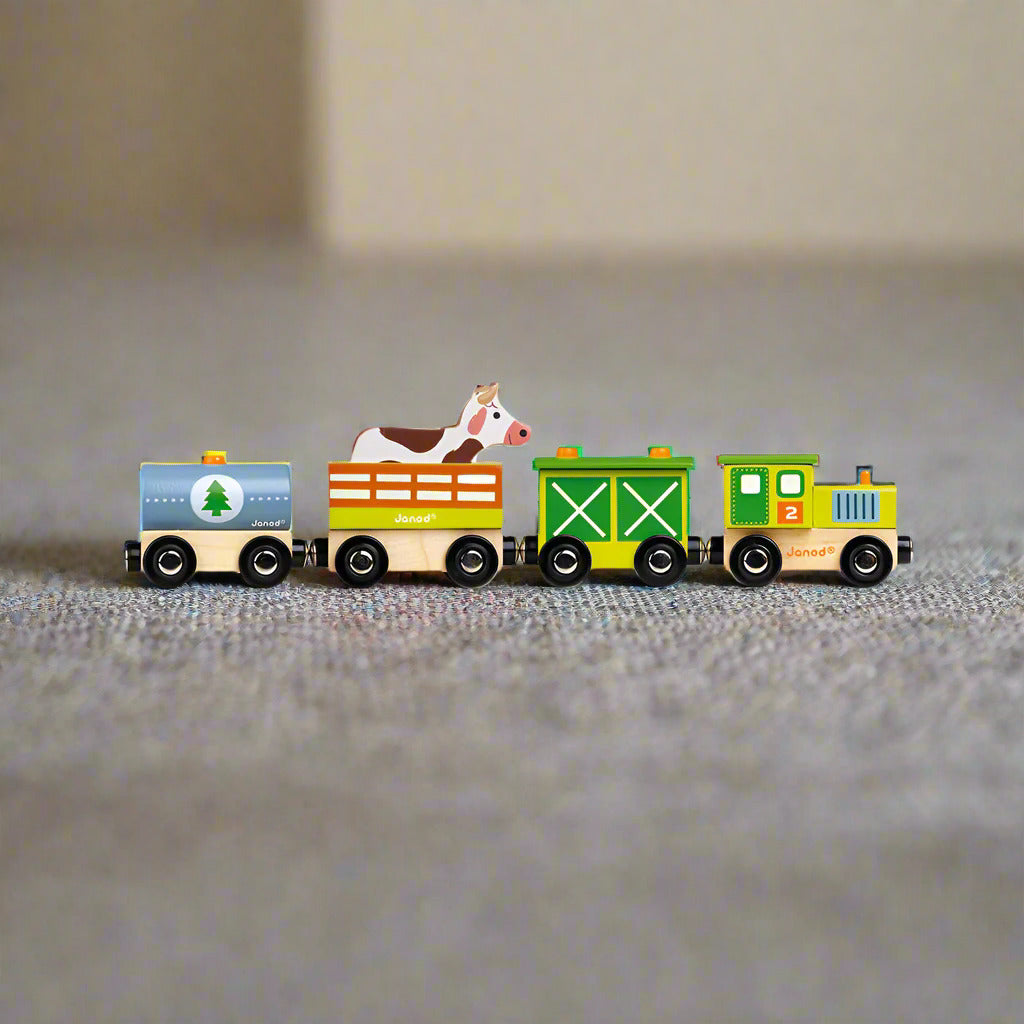 Janod Farm and Firefighter Story Trains