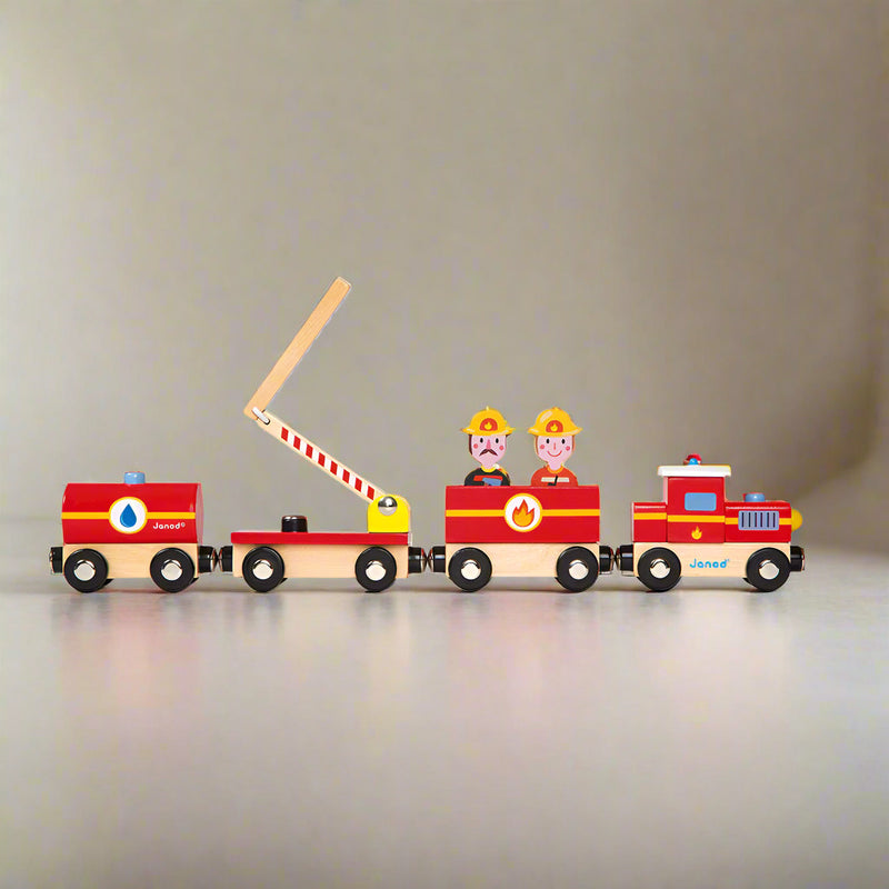 Janod Farm and Firefighter Story Trains