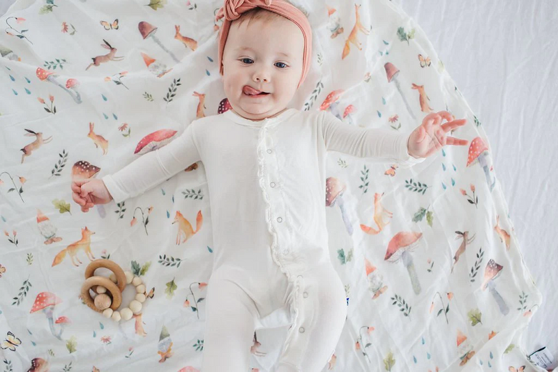 LouLou Lollipop Muslin Swaddles camelot kids