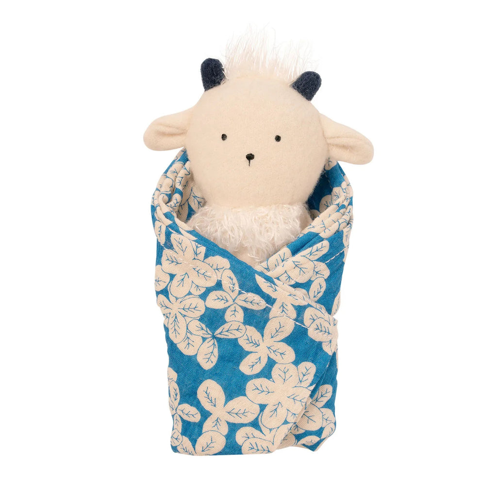 Goat Rattle with Burp Cloth