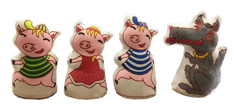 Three Little Pigs Soft Playset with Book