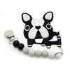 Loulou Lollipop Raccoon Teether with Clip