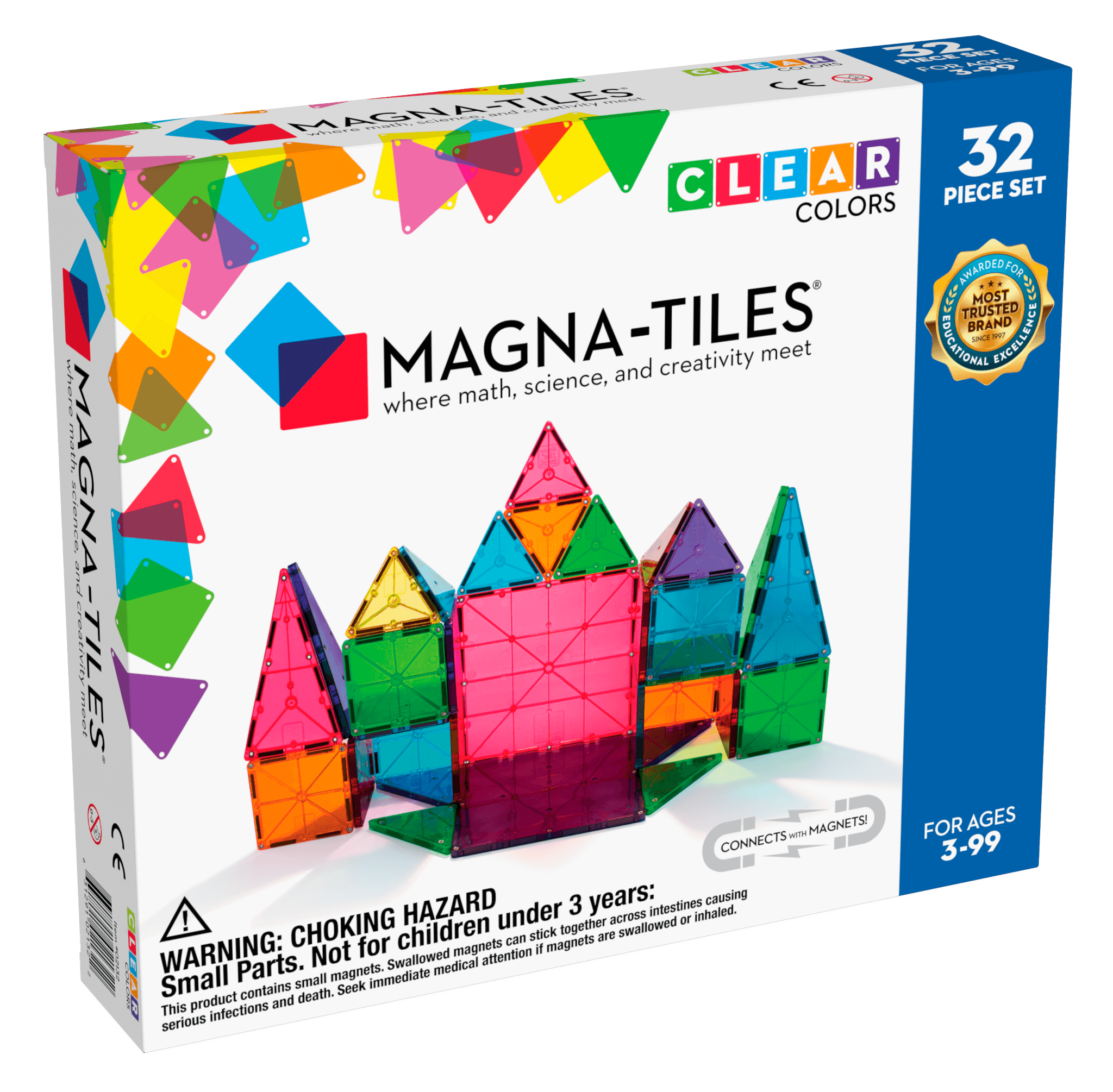 Magna Tiles Classic 32 Piece Set camelot kids