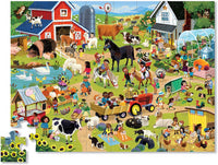 Crocodile Creek 'Day at the Farm/Museum Puzzles / 48 pcs